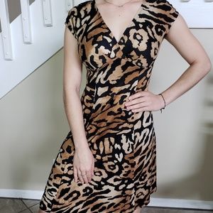 animal print casual dress